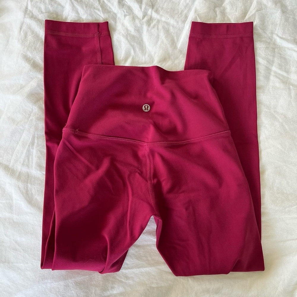 Lululemon Align Leggings - Pomegranate (Size 2)